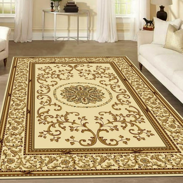 Ivory 2-Feet 2 by 8-Feet Radici 1419 NOBLE Rugs Ivory 2-Feet 2 by 8-Feet Radici 1419 NOBLE Rugs